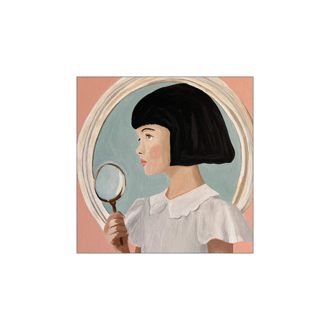 The girl and the mirror — Art print by Isabela Leão from Poster & Frame