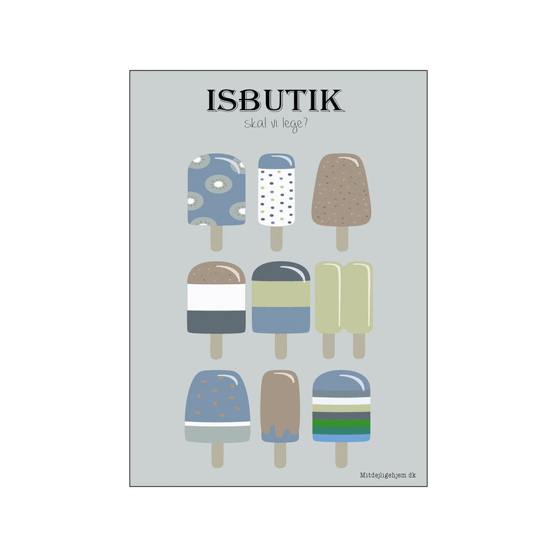 Isbutik — Art print by MitDejligeHjem from Poster & Frame