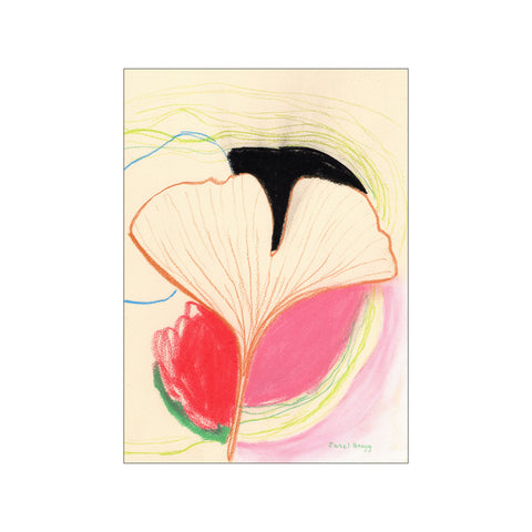 Ginkgo Leaves In Color II — Art print by Janel Bragg from Poster & Frame