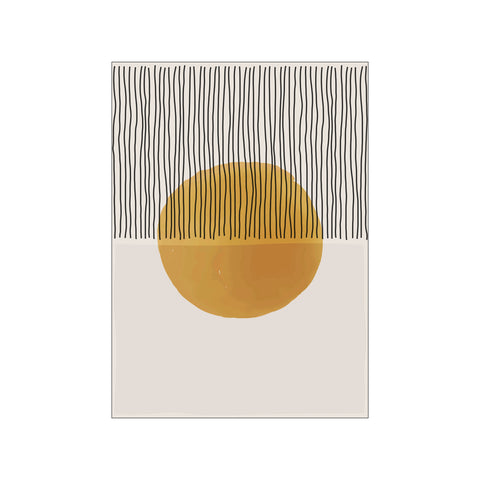Abstract Golden Sun Lines