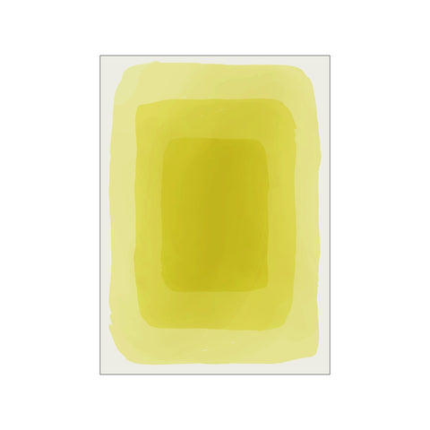 Yellow Watercolor Shapes #3 — Art print by Jay Stanley from Poster & Frame