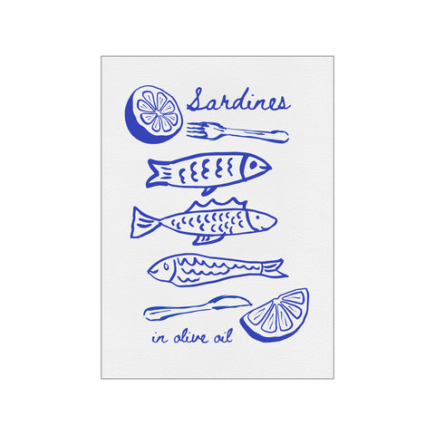 Illustrated Sardines and Lemon