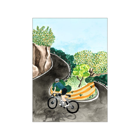Tramuntana Mountain Roads — Art print by Karen Menzenbach from Poster & Frame