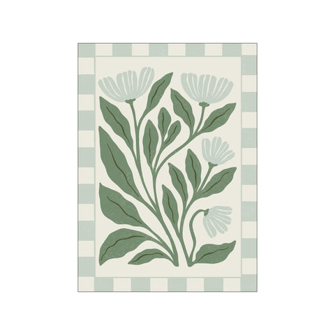 Petal Poetry Sage — Art print by Katarzyna Gąsiorowska from Poster & Frame