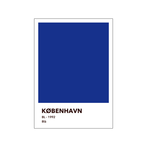 København Blå — Art print by Olé Olé x FCK from Poster & Frame