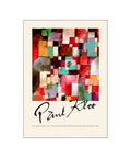 Klee "Red Green and Violet Yellow Rhythms" — Art print by PLAKATfar from Poster & Frame