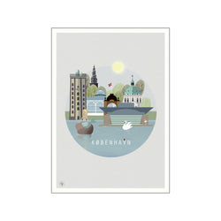 København rund — Art print by Lydia Wienberg from Poster & Frame