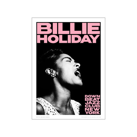 Billie Holiday- Flamingo — Art print by Kristian Højland from Poster & Frame