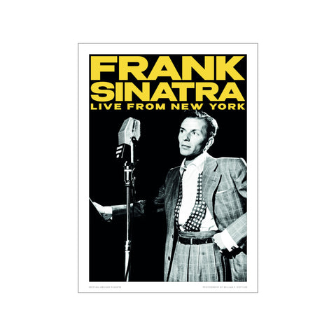 Frank Sinatra - Canary — Art print by Kristian Højland from Poster & Frame