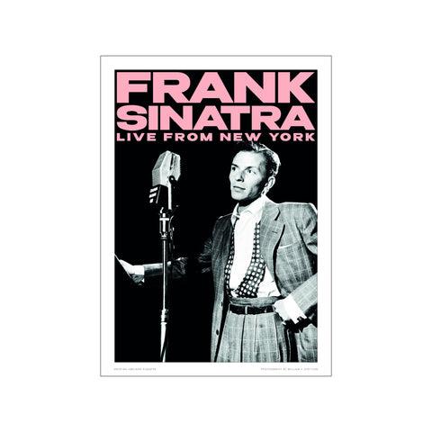 Frank Sinatra - Flamingo — Art print by Kristian Højland from Poster & Frame