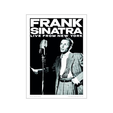 Frank Sinatra - Moon — Art print by Kristian Højland from Poster & Frame