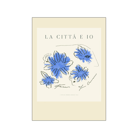 La Cittá E Io — Art print by Das Rotes Rabbit from Poster & Frame