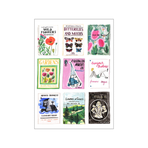 Books — Art print by Laura Page from Poster & Frame