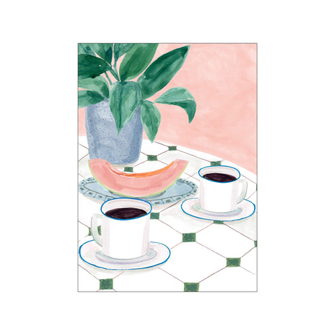 Melon Mornings — Art print by Laura Page from Poster & Frame