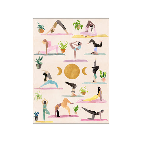 Yogis — Art print by Laura Page from Poster & Frame
