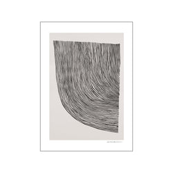 Curves Black — Art print by The Poster Club x Leise Dich Abrahamsen from Poster & Frame