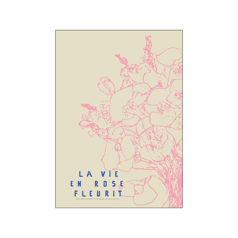 La Vie en Rose — Art print by Permild & Rosengreen x Marie Bayo from Poster & Frame