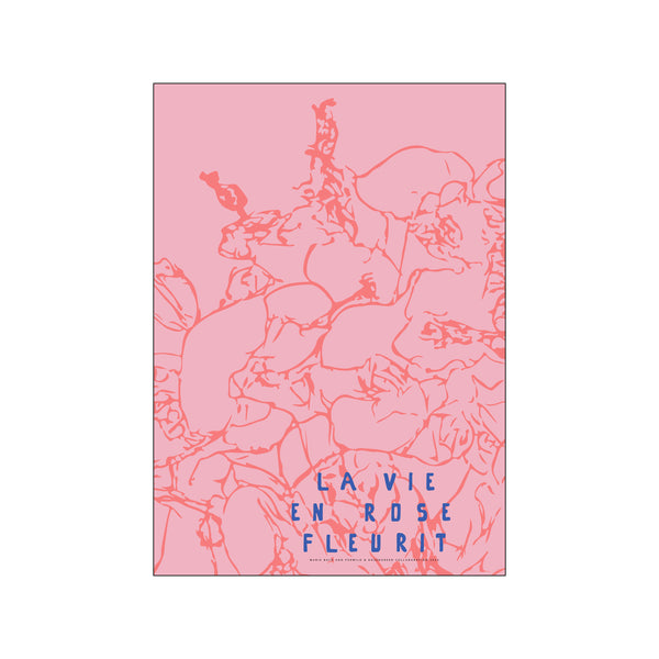 La Vie en Rose - Pink — Art print by Permild & Rosengreen x Marie Bayo from Poster & Frame