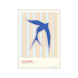 L´Hirondelle - Blue — Art print by Permild & Rosengreen x Marie Bayo from Poster & Frame