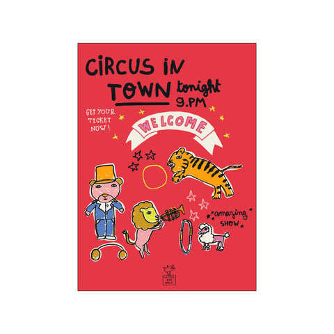 CIRCUS — Art print by Little Bad Wolf from Poster & Frame