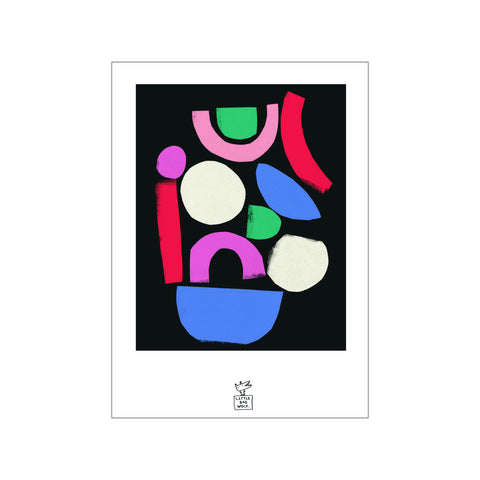 GEO SHAPES — Art print by Little Bad Wolf from Poster & Frame