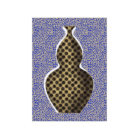 Blue Gourd Polka Dots