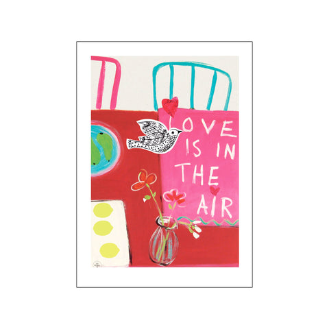 Love is in the air — Art print by Lydia Wienberg from Poster & Frame