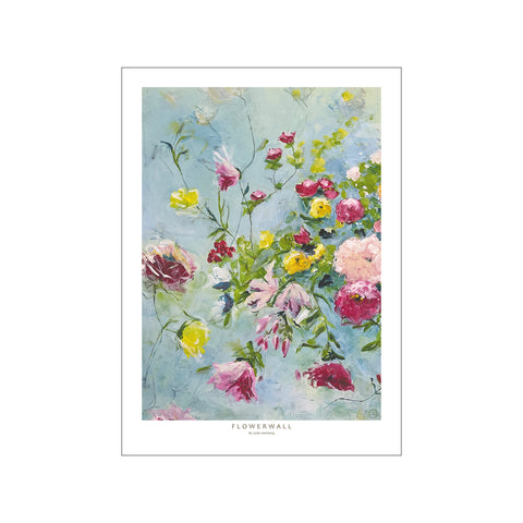 Flower wall — Art print by Lydia Wienberg from Poster & Frame