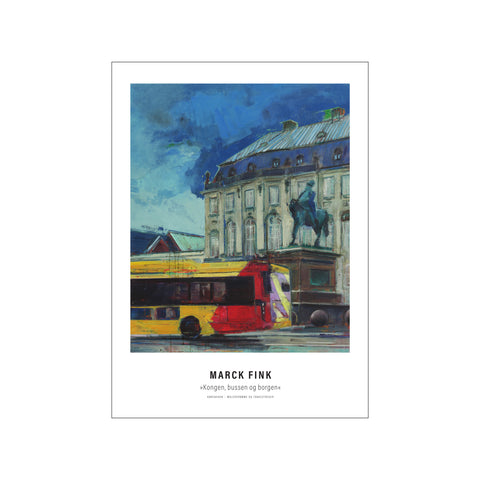 Kongen, bussen og borgen — Art print by Marck Fink from Poster & Frame