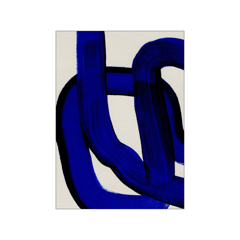 Blue Loops 1 — Art print by Mareike Bohmer from Poster & Frame
