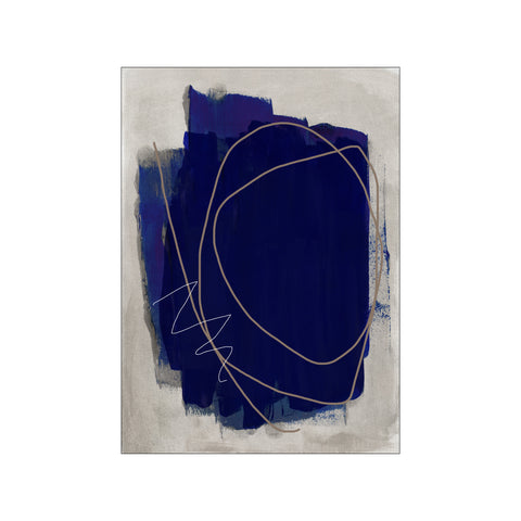 Blue Strokes 5 — Art print by Mareike Bohmer from Poster & Frame