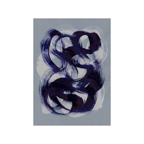 Blue Swirls — Art print by Mareike Bohmer from Poster & Frame