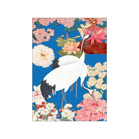 Japanese Cranes Floral Art