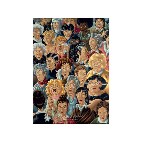 Disappointed Mothers — Art print by Martin Bigum from Poster & Frame