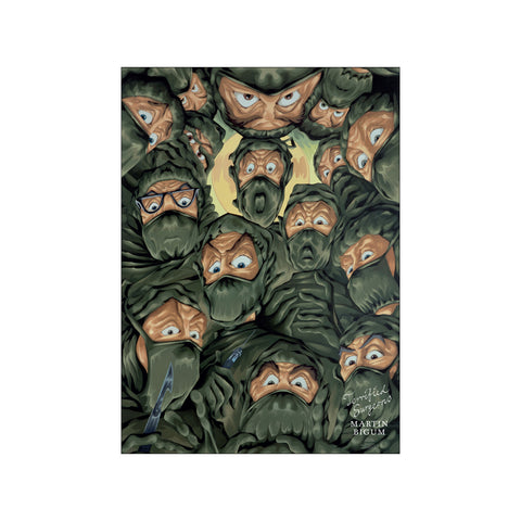 Terrified Surgeons — Art print by Martin Bigum from Poster & Frame