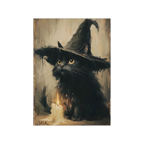 Curious Witch Cat