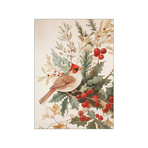 Christmas Bird — Art print by Melloi Art Prints from Poster & Frame