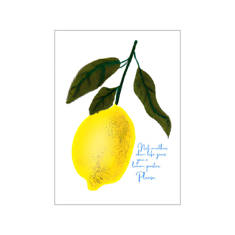 Not Another Lemon — Art print by Merel Takken from Poster & Frame
