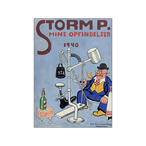 Mine Opfindelser - 1940 — Art print by Storm P from Poster & Frame