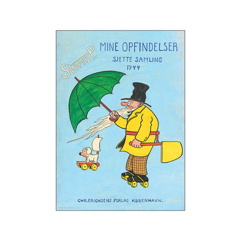 Mine Opfindelser - 1944 — Art print by Storm P from Poster & Frame