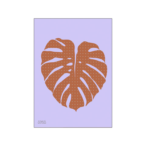 Monstera Rust — Art print by Studio MAM from Poster & Frame