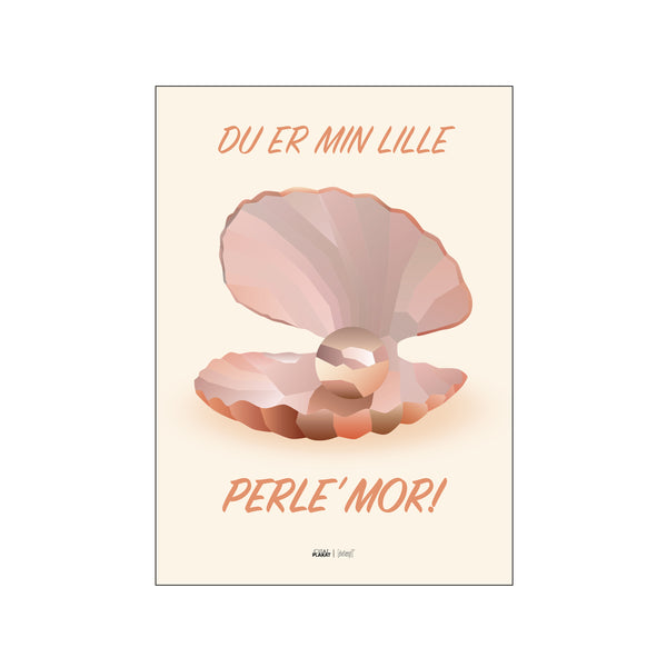 Du er min perle’mor — Art print by Citatplakat from Poster & Frame