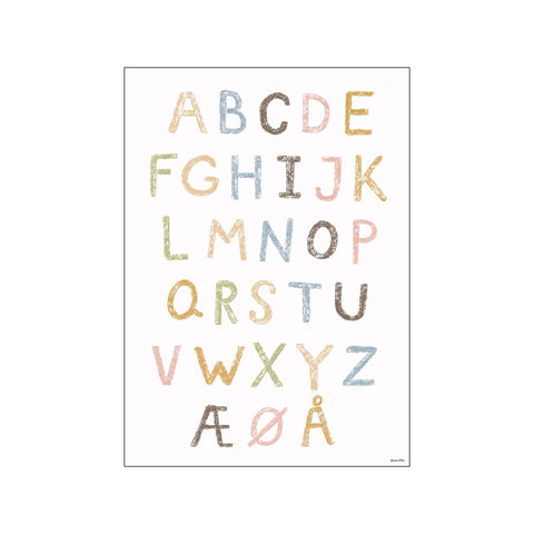 ABC Kridt — Art print by Mouse & Pen from Poster & Frame