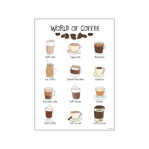 World of Coffee — Art print by Mouse & Pen from Poster & Frame