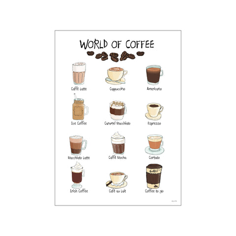 World of Coffee — Art print by Mouse & Pen from Poster & Frame
