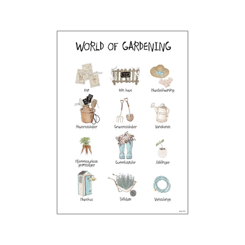 World of Gardening — Art print by Mouse & Pen from Poster & Frame