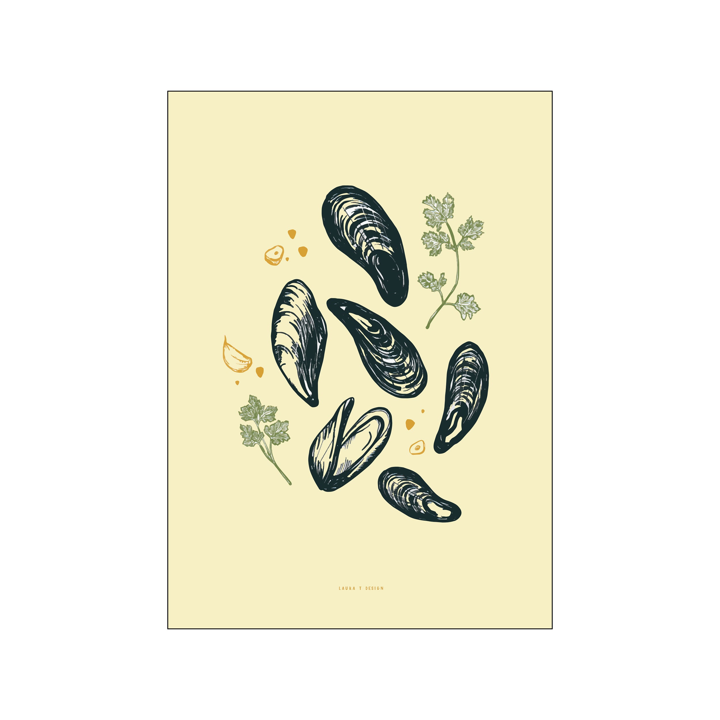 Mussels – Poster & Frame Art Group