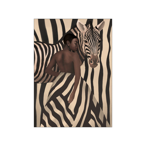 Elegant Zebra Woman