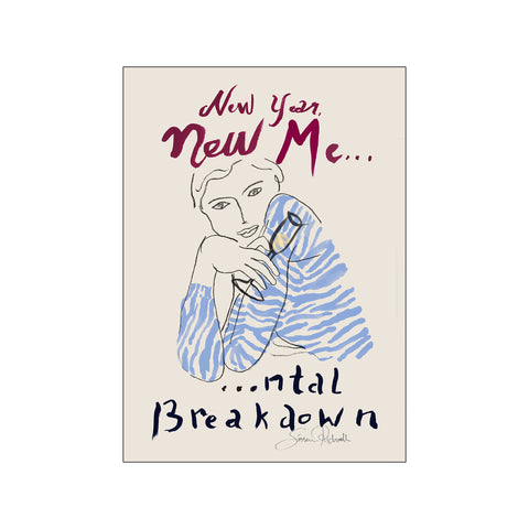 New Year, New Me — Art print by Sissan Richardt from Poster & Frame