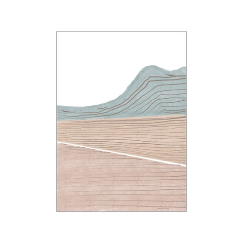 Abstract Mountain Ridge — Art print by NKKS Studio from Poster & Frame